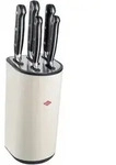 Wesco Loft Messerblock Mit 5 K&uuml;chenmessern Edelstahl Messer Set 6-tlg., Farbe: