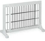 Relaxdays - Absperrgitter, Ausziehbares Schutzgitter, Treppe & T&uuml;r, Hxb: 56 X 70-108