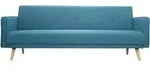 Sofa Verstellbar 3 Pl&auml;tze Skandinavisches Design Blaugr&uuml;n Ulla