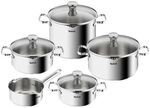 Tefal Duetto On, Kochgeschirrset 9 Teile, Topf 16 Cm, Br&auml;ter 18/20/24 Cm + Deckel,