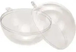 Glorex Gmbh - Glorex Kunststoff-kugel &Oslash; 10cm Transparent Kunststoffkugel Bastelkugel