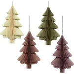 Kaemingk Weihnachtsh&auml;nger Baum Aus Papier 15 Cm Christbaumschmuck