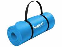 Movit® Yogamatte - 190x60 cm, 15 mm Dicke, Rutschfest, Faltbar,...