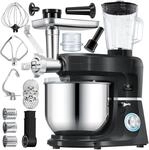 Kesser&reg; K&uuml;chenmaschine K-km 3000 3 In 1, 5,5 L, 1400 W - Schwarz