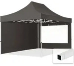 3x4,5 M Faltpavillon, Economy Stahl 30mm, Seitenteile Mit Panoramafenstern,