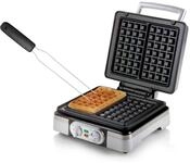 Domo - Doppel Waffeleisen F&uuml;r 2 Dicke Belgische Waffeln Mit Timer 16x9,5cm