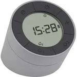 60.2029.10 Quarz Wecker Grau, Anthrazit Alarmzeiten 2 - Tfa Dostmann