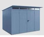 H&ouml;rmann Ecostar Metall-ger&auml;tehaus Trend Mit Pultdach Typ 3, 313 X 283 Cm,