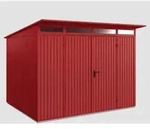 H&ouml;rmann Ecostar Metall-ger&auml;tehaus Trend Mit Pultdach Typ 3, 313 X 283 Cm,