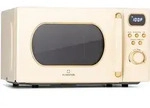 Klarstein Mikrowelle Mit Grill, 800 Watt Mikrowelle Klein, 3-in-1edelstahl-mikrowelle