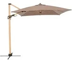 Sonnenschirm / Ampelschirm 'alu Wood Ax Ultra Pendelschirm 300 X 220', 300 X 220 Cm,