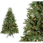 Evergreen - K&uuml;nstlicher Weihnachtsbaum Roswell Kiefer Inkl. Leds Gr&uuml;n 150 Cm