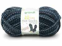 Sockenwolle Hot Socks 100 g 4-fach, jade-lichtgrün-smaragd-schwarz Sockenwolle -