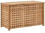 W&auml;schetruhe 77,5&times;37,5&times;46,5 Cm Walnuss Massivholz - Vidaxl