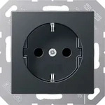 Jung Schuko&reg;-steckdose, 16 A 250 V , Schraubklemmen, Thermoplast Lackiert, Serie A,