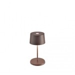 Olivia Pro Mini Corten-led-tischleuchte, Wiederaufladbar Und Dimmbar