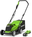 33cm 24v Brushless Schub-rasenm&auml;her - 4,0ah Batterie - Ladeger&auml;t - Gd24lm33k4 -