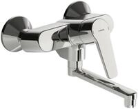 Polo - Sp&uuml;ltisch-einhand-wandarmatur, Chrom 51612193 - Hansa