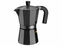Italienische Kaffeemaschine Monix noir m640006/ 6 Tassen/schwarz