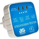 As-schwabe - Pr&uuml;fstecker F&uuml;r Steckdosen Mit Kontrollleuchten 230v 16a