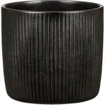 Scheurich - Solido Linea, Blumentopf Aus Keramik, Farbe: Ebano, 17,6 Cm Durchmesser,