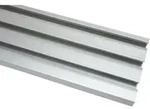 Gardinia - Schiene F&uuml;r Fl&auml;chenvorhang Atlanta Silber, 160 Cm, 3-l&auml;ufig