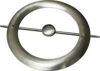 Dekoring Edelstahl-optik, &Oslash; 18 Cm Wandbehang - Gardinia