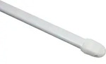 Gardinia - Vitragestange Flach Wei&szlig;, &Oslash; 11 Mm, Ausziehbar 80-120 Cm...