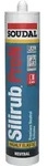 Soudal Silikon Dichtstoff Silirub Pro N F&uuml;r Dehn- Und Anschlussfugen Schwarz 300ml