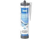 Knauf - Sanitär-Silikon weiß 300 ml Silikon Sanitär Bad Dusche Dichtstoff
