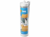 Knauf - Sanitär-Silikon sandgrau 300 ml Silikon Sanitär Bad Dusche Dichtstoff