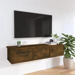 Wandschrank R&auml;uchereiche 88x26x18,5 Cm Holzwerkstoff Vidaxl