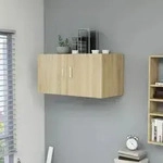 Wandschrank Sonoma-eiche 80x39x40 Cm Holzwerkstoff - Vidaxl