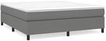 Bettgestell Ohne Matratze Dunkelgrau 180x200 Cm Stoff Vidaxl