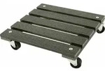 Pflanzenroller Wpc, 30 X 30 Cm, Anthrazit Tragkraft: 60 Kg