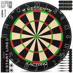 Kesser&reg; Dartscheibe Sisal Mit 9 Dartpfeile Professional Dartboard + 21 Pro Flights +
