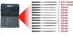 Ks Tools - Nadelfeilen-satz Mit Kunststoffheft, 12-tlg. - 140.3050