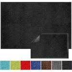 Schmutzfangmatte Monochrom Schwarz 40 X 60 Cm