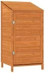 Ger&auml;teschuppen Braun 55x52x112 Cm Massivholz Tanne - Vidaxl