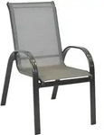 Amalfi Stapelsessel 2er Set Aluminium/textil