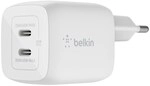 Belkin Belkin 45w Dual Usb-c Ladeger&auml;t, Power Deliver, Pps, Wei&szlig;, Universal