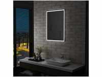 Badezimmer-Wandspiegel Badspiegel mit LEDs 60x80 cm vidaXL