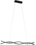 Eglo - Led Pendelleuchte Lasana 3 Schwarz 98,5 X 8 Cm Warmwei&szlig; Deckenlampen &
