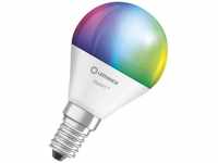 Smarte LED-Lampe mit WiFi Technologie, Sockel E14, Dimmbar, Lichtfarbe änderbar
