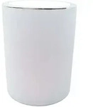 Kosmetikeimer Ring Wei&szlig; 5 L Badeimer M&uuml;lleimer Abfalleimer - Trendline