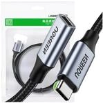 Ugreen Us372 Usb-c 3.1 Gen2 Verl&auml;ngerungskabel, 4k, 100w, 1m (schwarz)