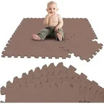Littletom - 9 Teile Baby Kinder Puzzlematte Ab Null - 30x30 Puzzle Spielmatte