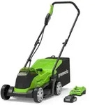 33cm 24v Brushless Schub-rasenm&auml;her - 2,0ah Batterie - Ladeger&auml;t - Gd24lm33k2 -