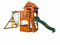 Spielturm Holz Atlantic Stelzenhaus für Kinder mit Rutsche, Schaukel,...