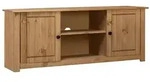 Tv-schrank 120 X 40 X 50 Cm Massivholz Panama-kiefer - Vidaxl
